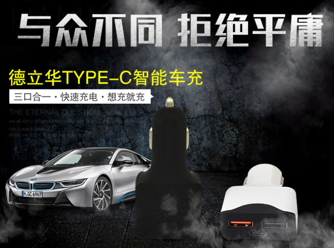 德立華TYPE-C車充