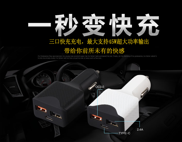德立華TYPE-C車充