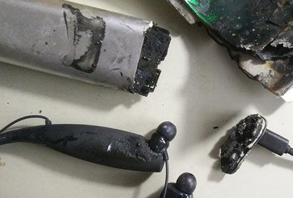 移動(dòng)電源爆炸